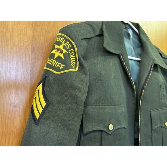 Rare LASD Los Angeles County Sheriff Vintage Uniform Jacket Unisex Formal Event. - Picture 4 of 9